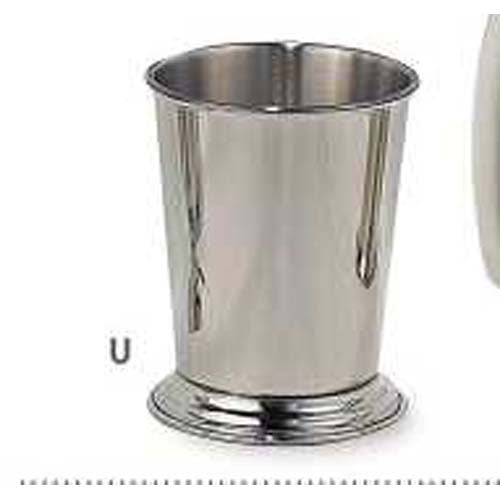 Leeber Genuine Pewter Mint Julep Cup, Silver, 9 oz.