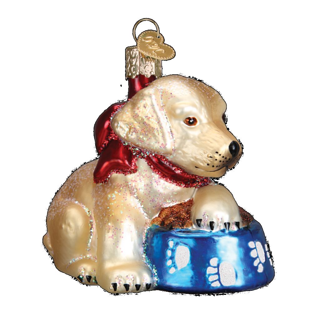 Old World Christmas Labrador Pup Ornament