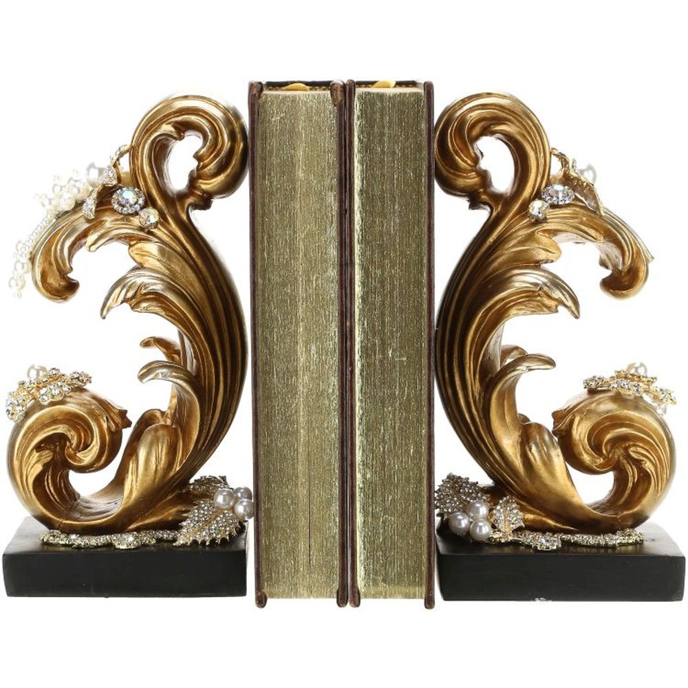 Mark Roberts 2023 Jeweled Baroque Bookend 9'' Set of 2