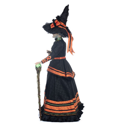 Katherine's Collection 42 Inch Hilda Blackroot Doll 32-Inch, Orange/Black Witch