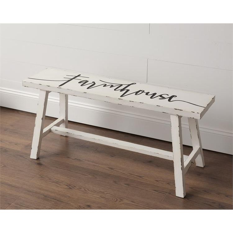 Your Heart's Delight Bench - Farmhouse, Wood
