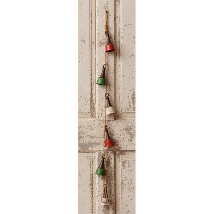 Audrey's Your Heart's Delight Garland - Long Handled Bells, Metal by Audrey