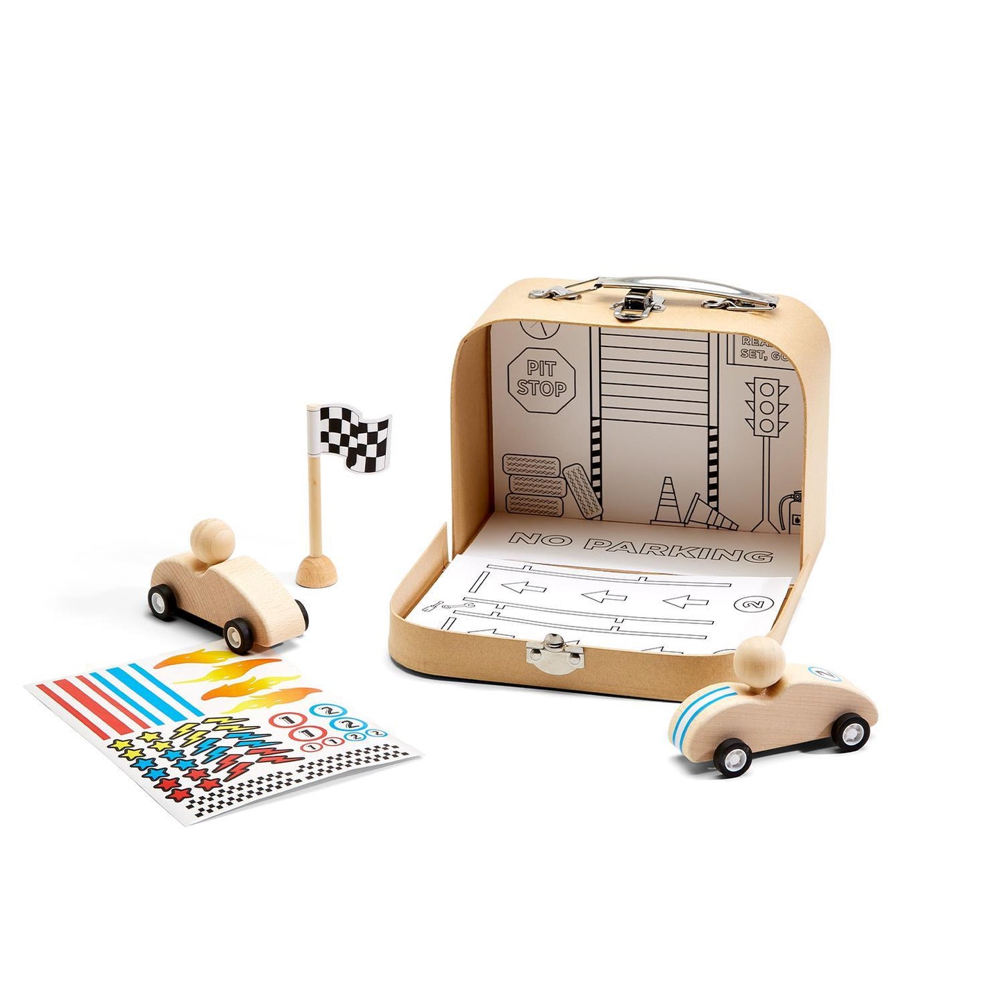 Two's Company Make Your Own Car Race Kit
