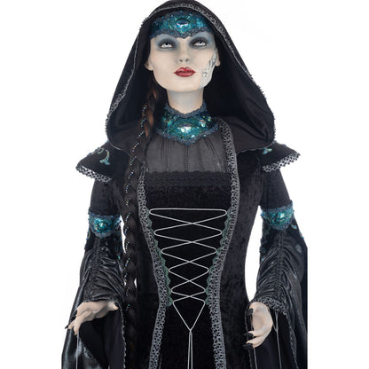 Katherine's Collection 2023 Tanda The Seer Doll Life Size, 33x64 Inches, Black Resin