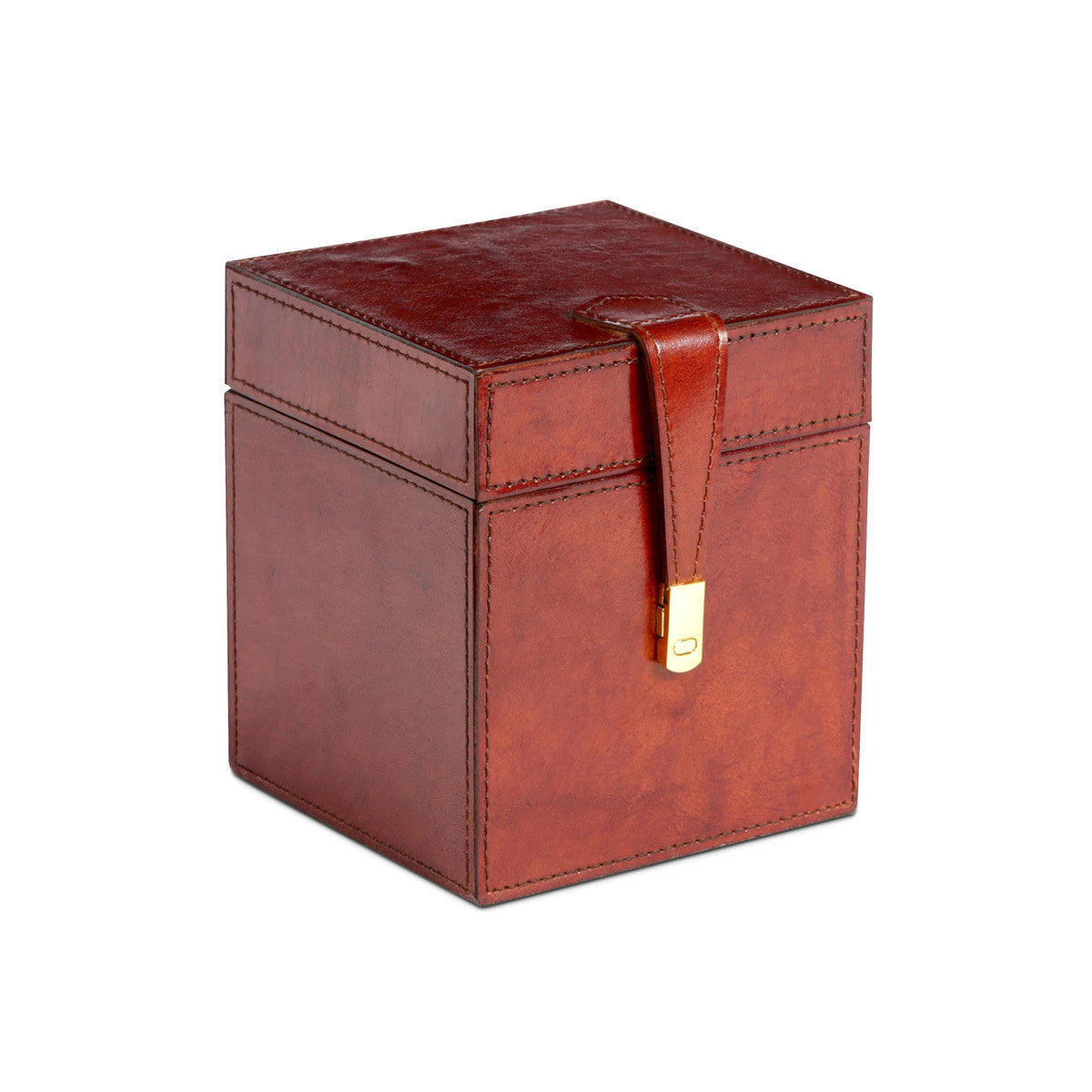 Park Hill Collection Leather Dresser Storage Box