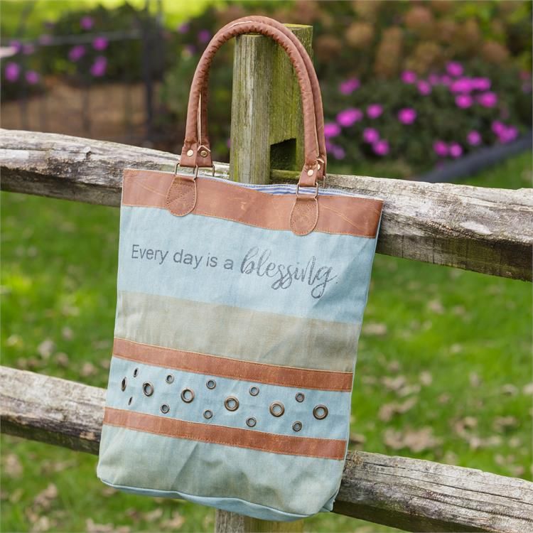 Your Heart's Delight Tote Bag - Every Day Is A Blessing, Cotton
