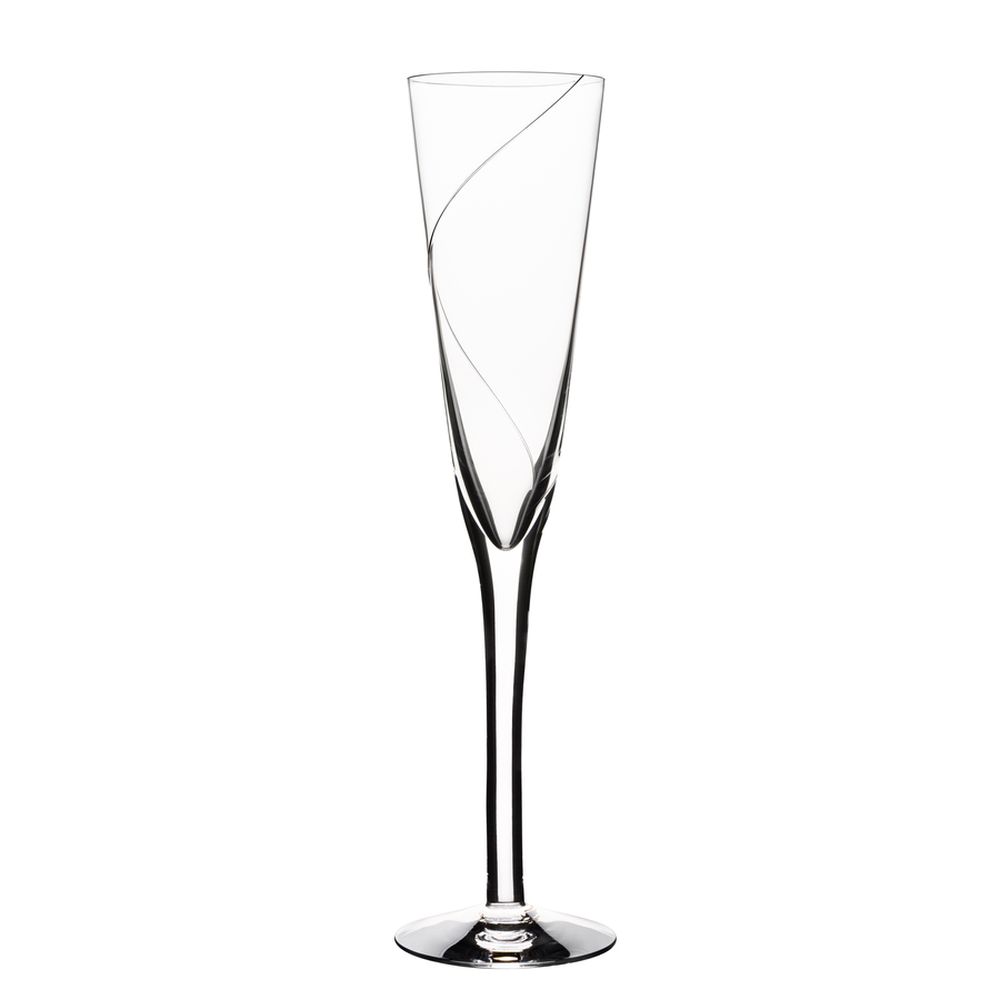 Kosta Boda Line Flute, Glass, Clear
