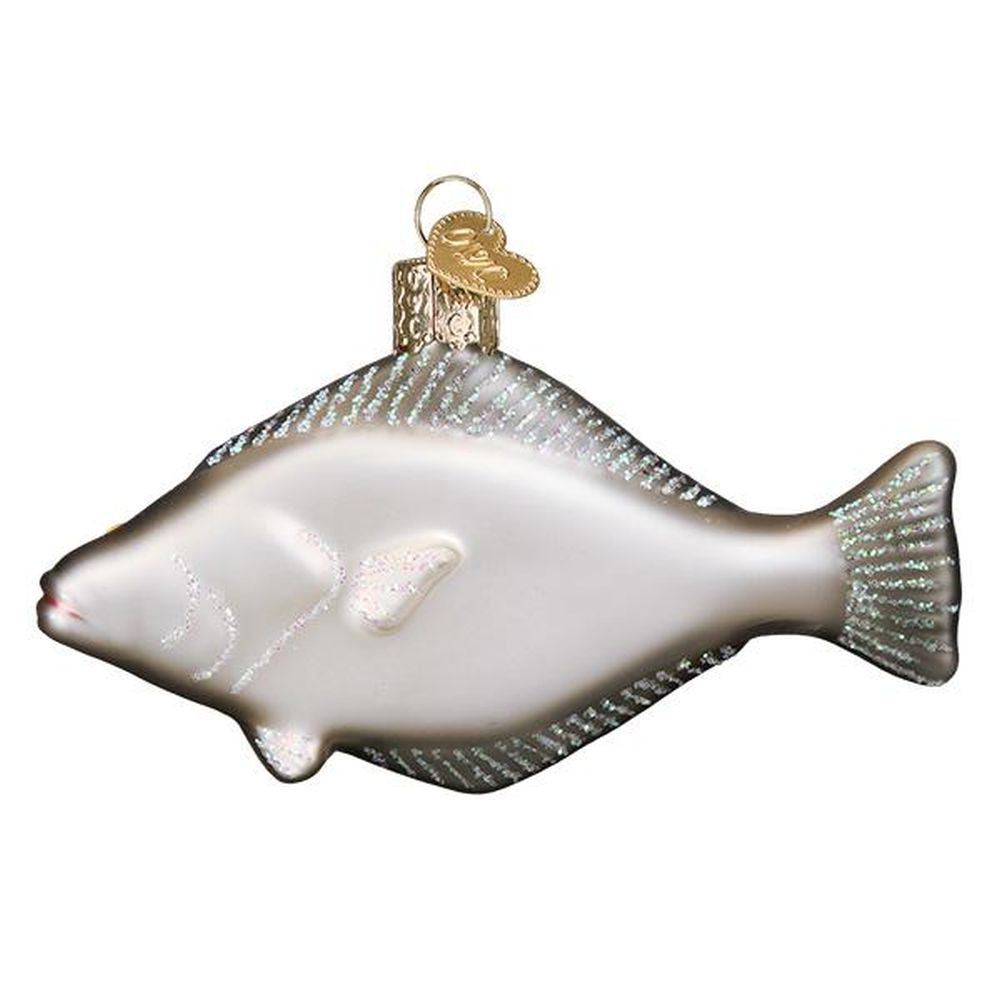 Old World Christmas Pacific Halibut Fish Ornament
