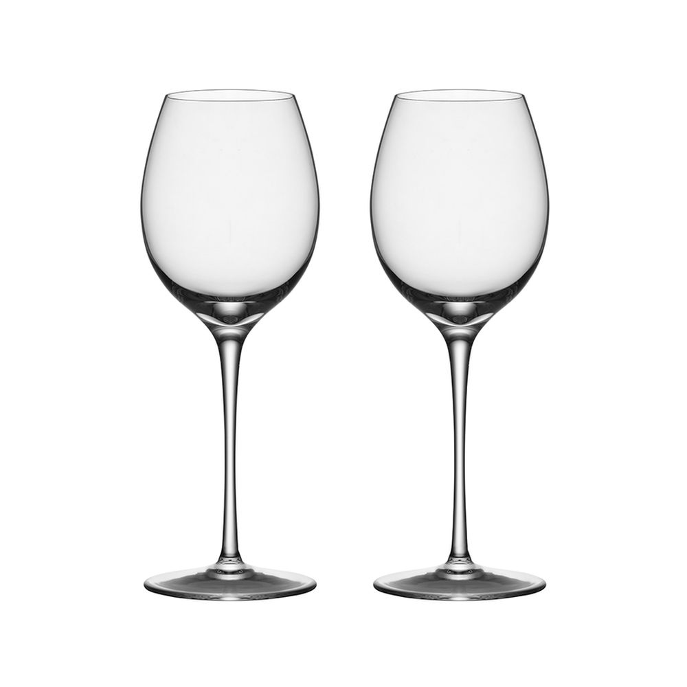 Orrefors Premier Riesling Stemware, Pack of 2, Glass, Clear
