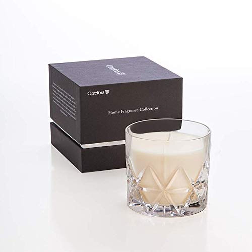 Orrefors Home Fragrance Collection Peak Candle, Glass, Clear