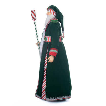 Katherine's Collection 2023 Peppermint Palace 32-Inch Papa Peppermint Doll Green