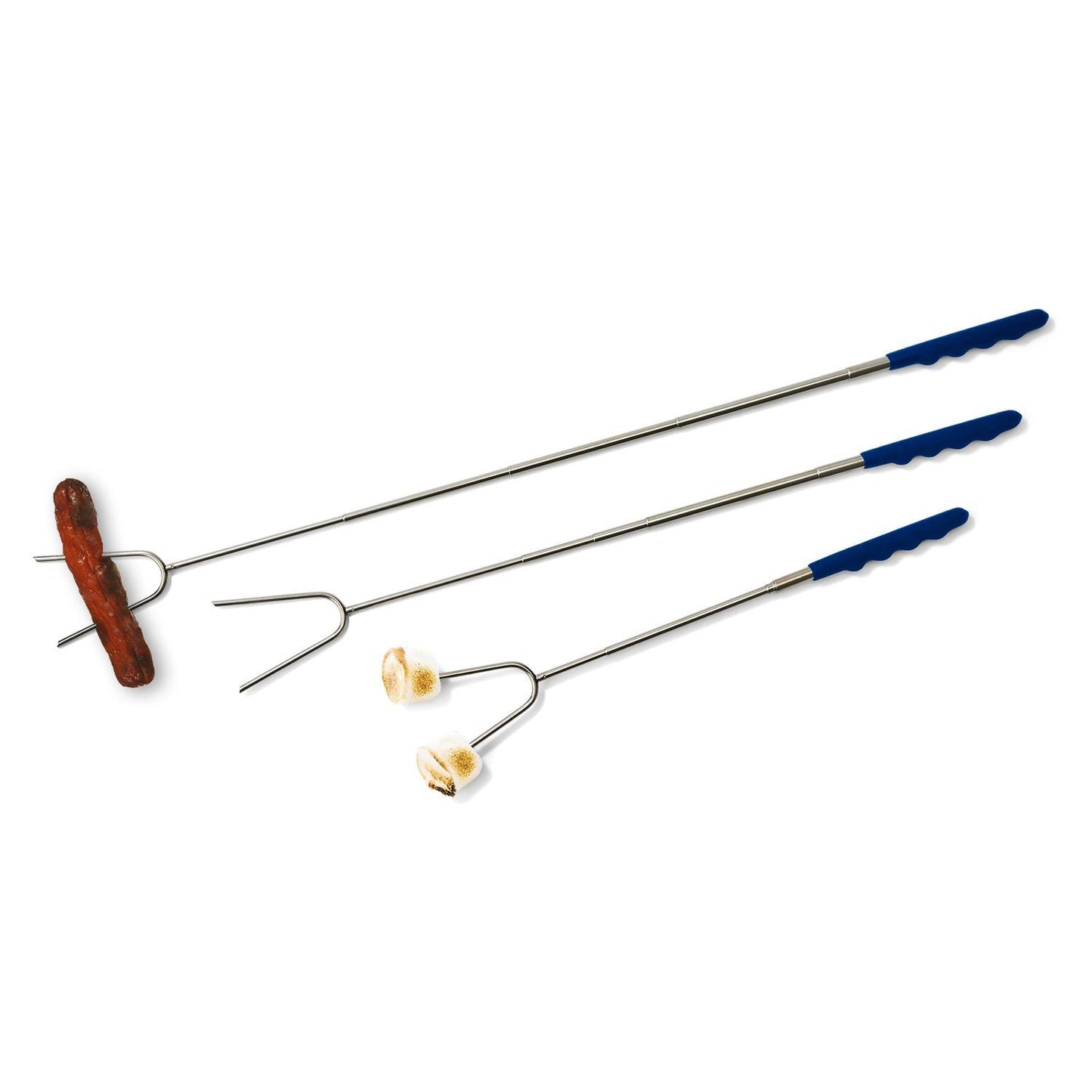 Two's Company Hot Stuff 24-Pieces Extendable Roasting Tool with Pail