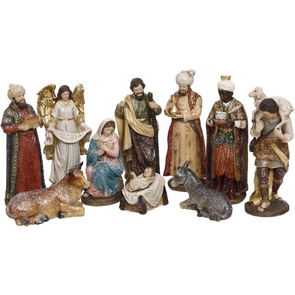 Mark Roberts 2020 Collection Nativity Scene 10-Inch Set of 10 Figurines