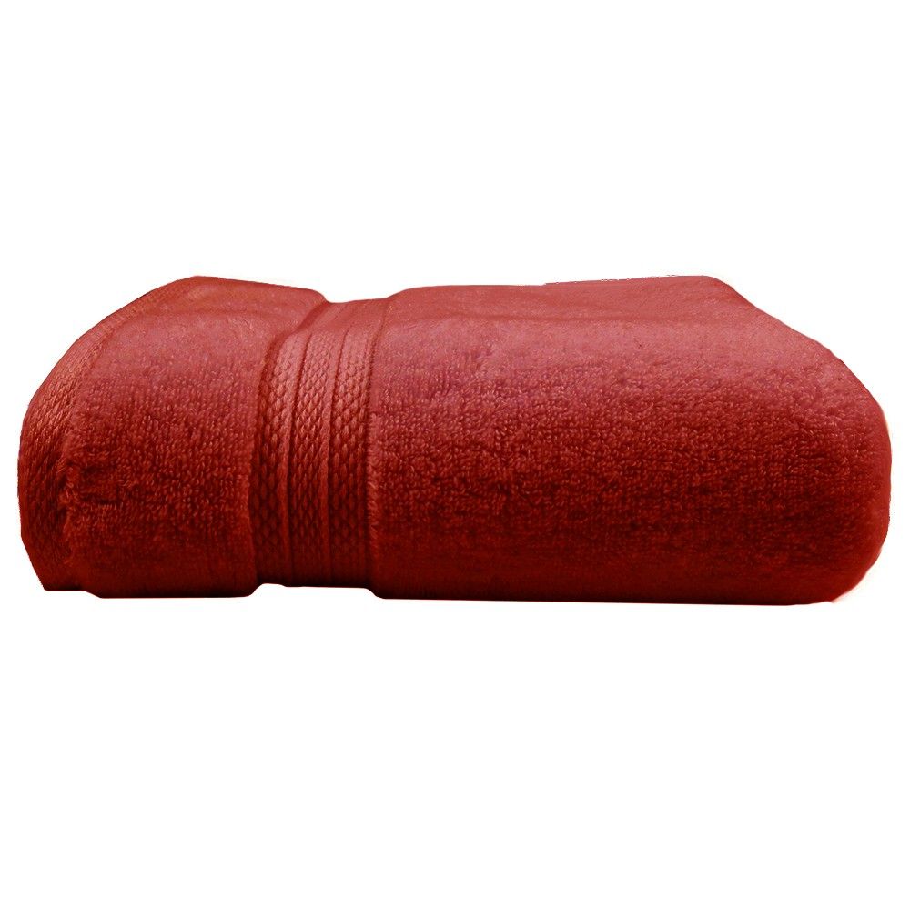 Garnier Thiebaut Elea Cerise Bath Towel, 28x55" 100% Cotton