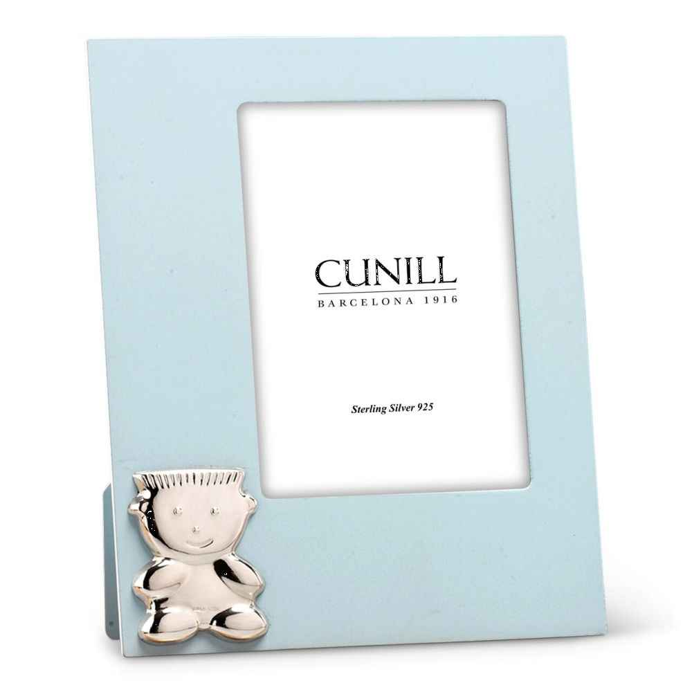 Cunill .925 Sterling Blue Boy 4x6 Picture Frame