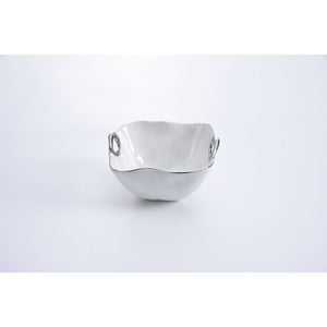 Pampa Bay Handle with Style Snack Bowl, Porcelain, 5 inches