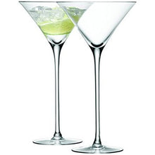 Load image into Gallery viewer, LSA International Bar Martini Glass Clear, Set of 2