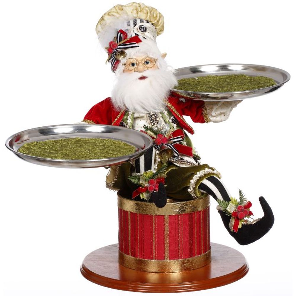 Mark Roberts Christmas 2023 Sitting Server Elf Figurine 17.5''