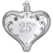 Load image into Gallery viewer, Old World Christmas 25Th Anniversary Heart Ornament