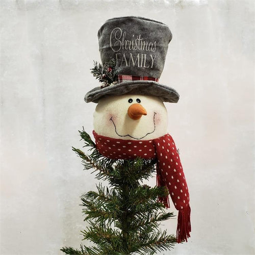 Audrey's Your Heart's Delight Tree Topper - Snowman, Fabric by Audrey