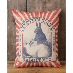 Your Heart's Delight Pillow - Rabbit Mix