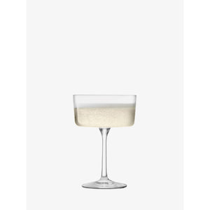 LSA International Set of 4 Gio Champagne/Cocktail Glass 230 ml. Clear