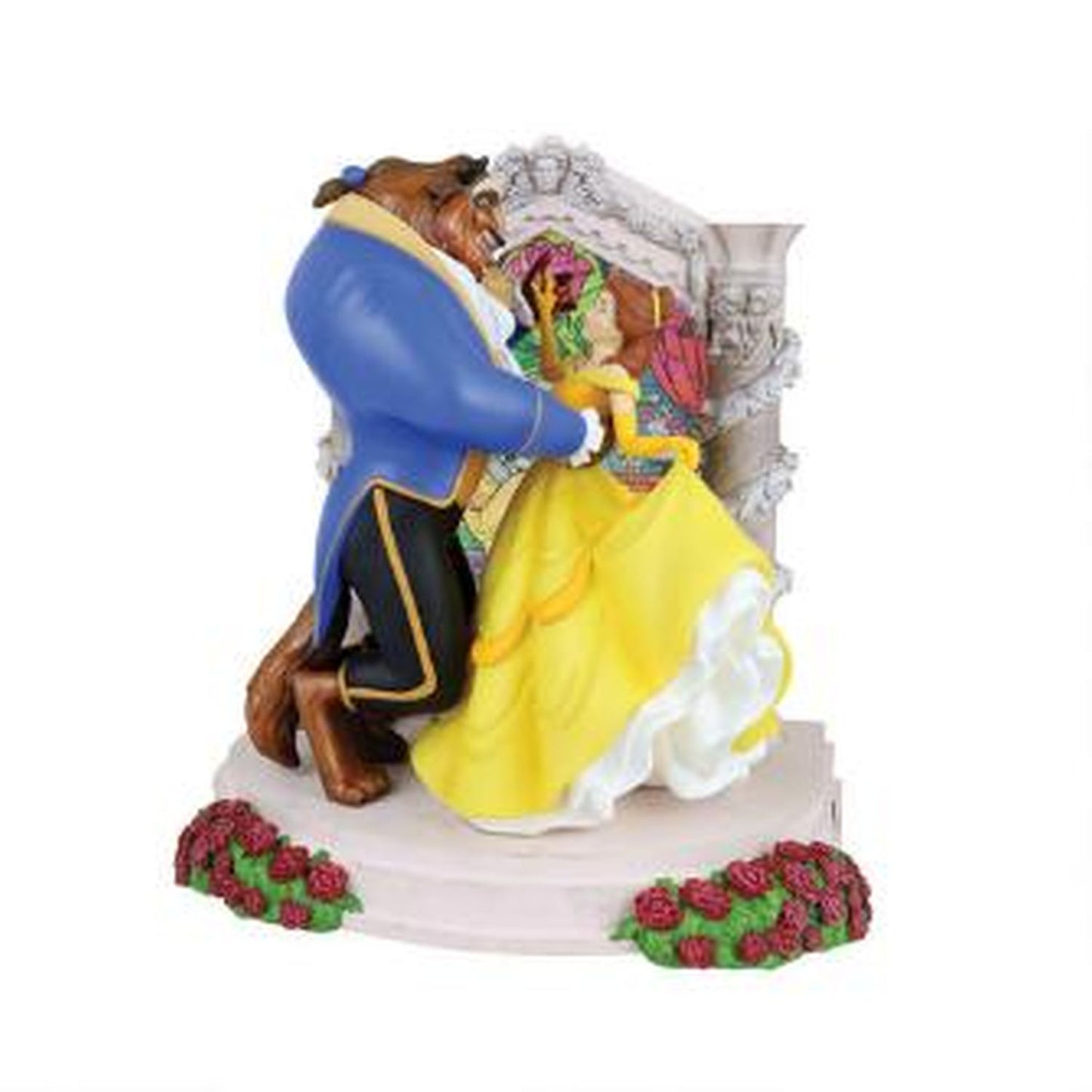 Enesco Disney Showcase Belle & Beast Light Up Figurine