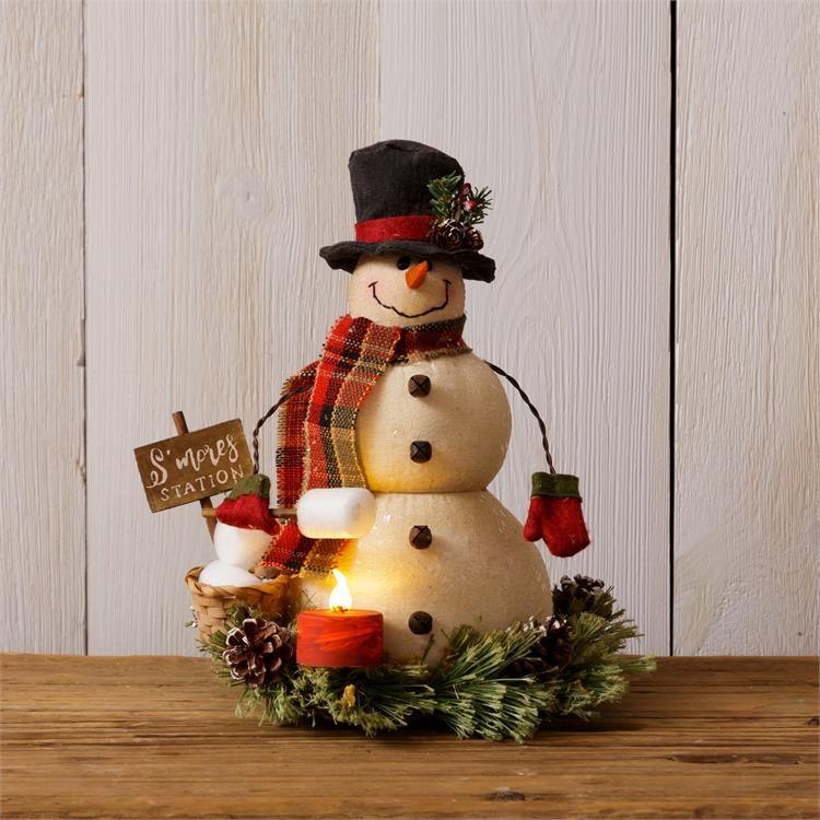 Audrey's Your Heart's Delight Snowman - S'more Station by Audrey