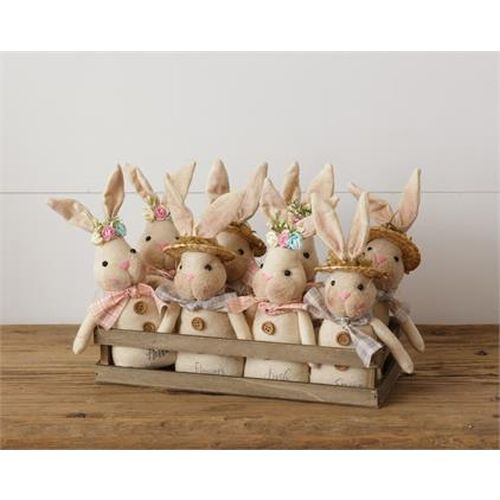 Your Heart's Delight Bunnies In Crate Décor - Spring Expressions, Pack of 8