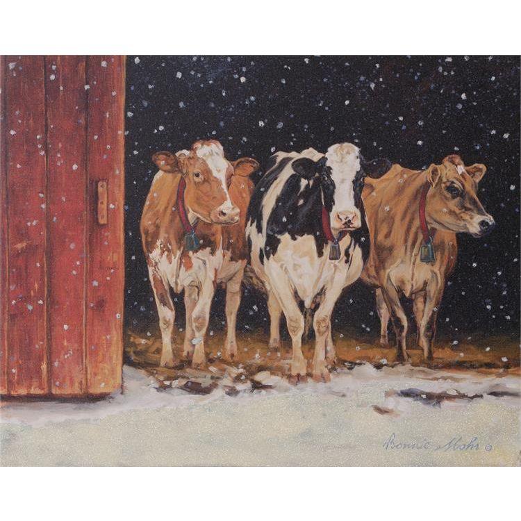 Audrey's Your Heart's Delight Canvas Print - Cows by Audrey