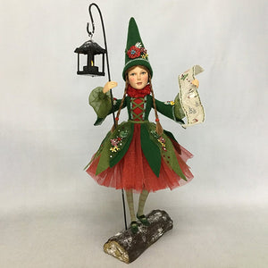 Katherine's Collection 2020 Snow Day Gnome Girl Large Figurine