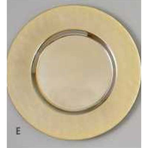 Leeber Luster Gold Glass Chargers, Set of 4