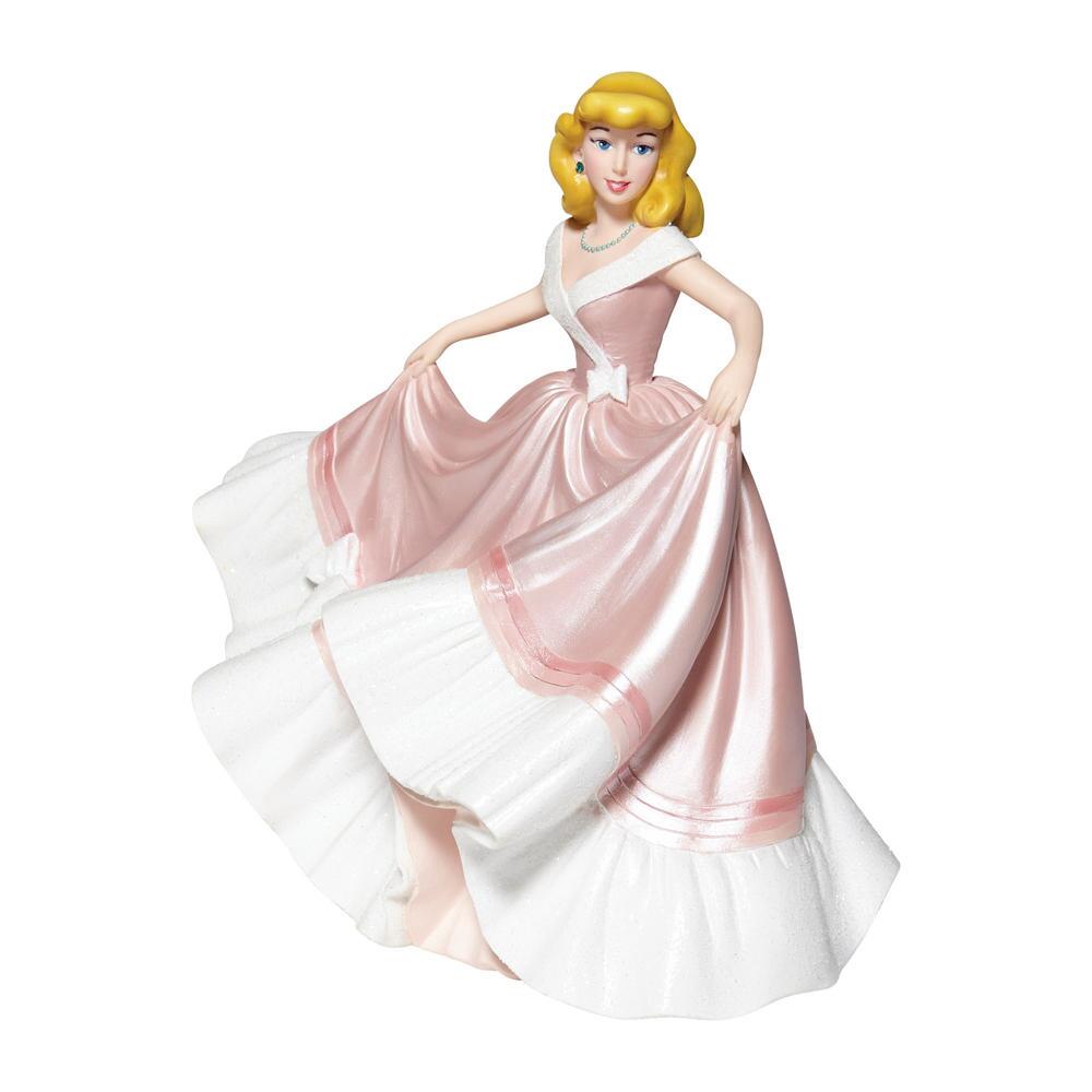 Enesco Disney Showcase Couture De Force Cinderella in Pink Dress Figurine