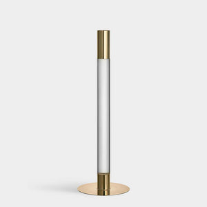 Orrefors Lumiere Candlestick Gold