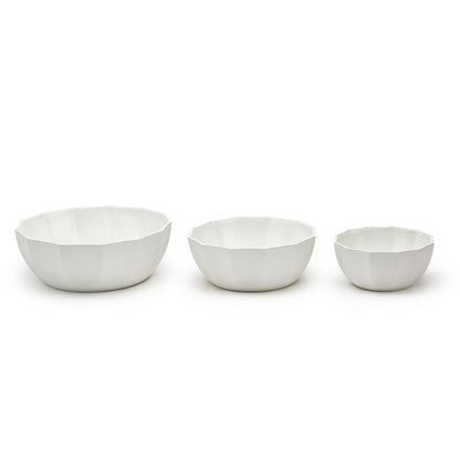 Two's Company The Octagonal Bowl Set of 3 (Food Safe) - Ceramic