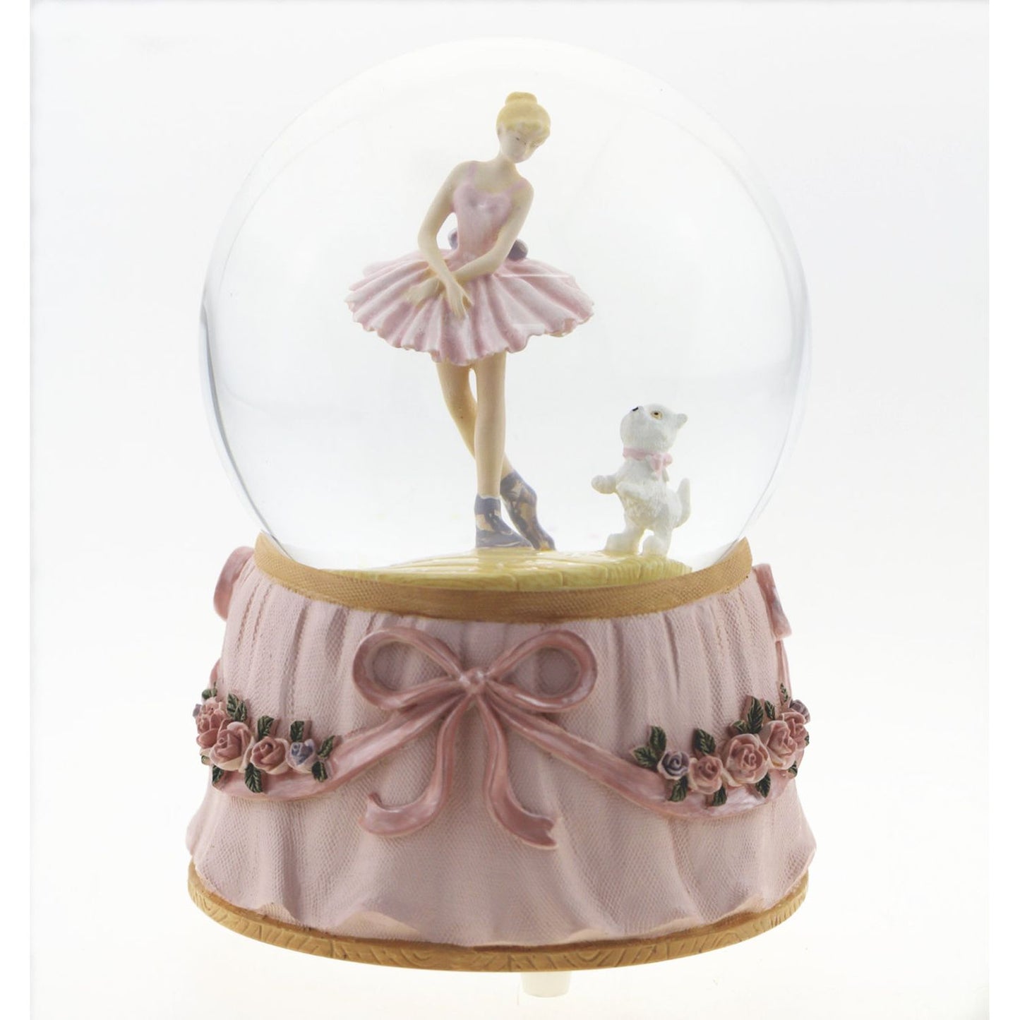 Musicbox Kingdom 3.9" Glitter Globe “Ballerina”