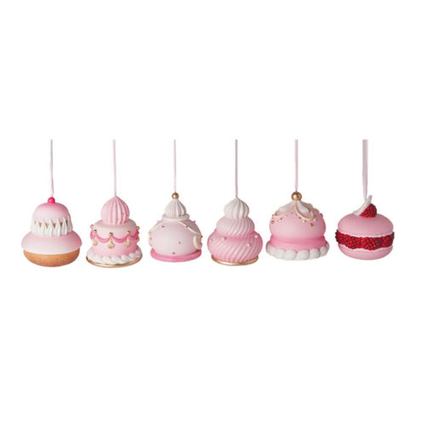 December Diamonds Nutcracker Sweet Shoppe Set Of 6 Assortment Pastry Ornaments