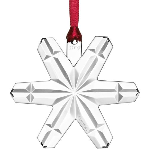 Orrefors 2019 Annual Ornament Snowflake