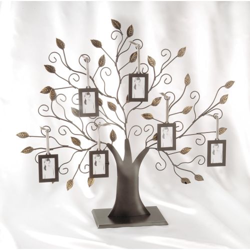 Leeber Tree Of Life with 6 Hanging Picture Frames, Metal, 19.5" x 18.5"