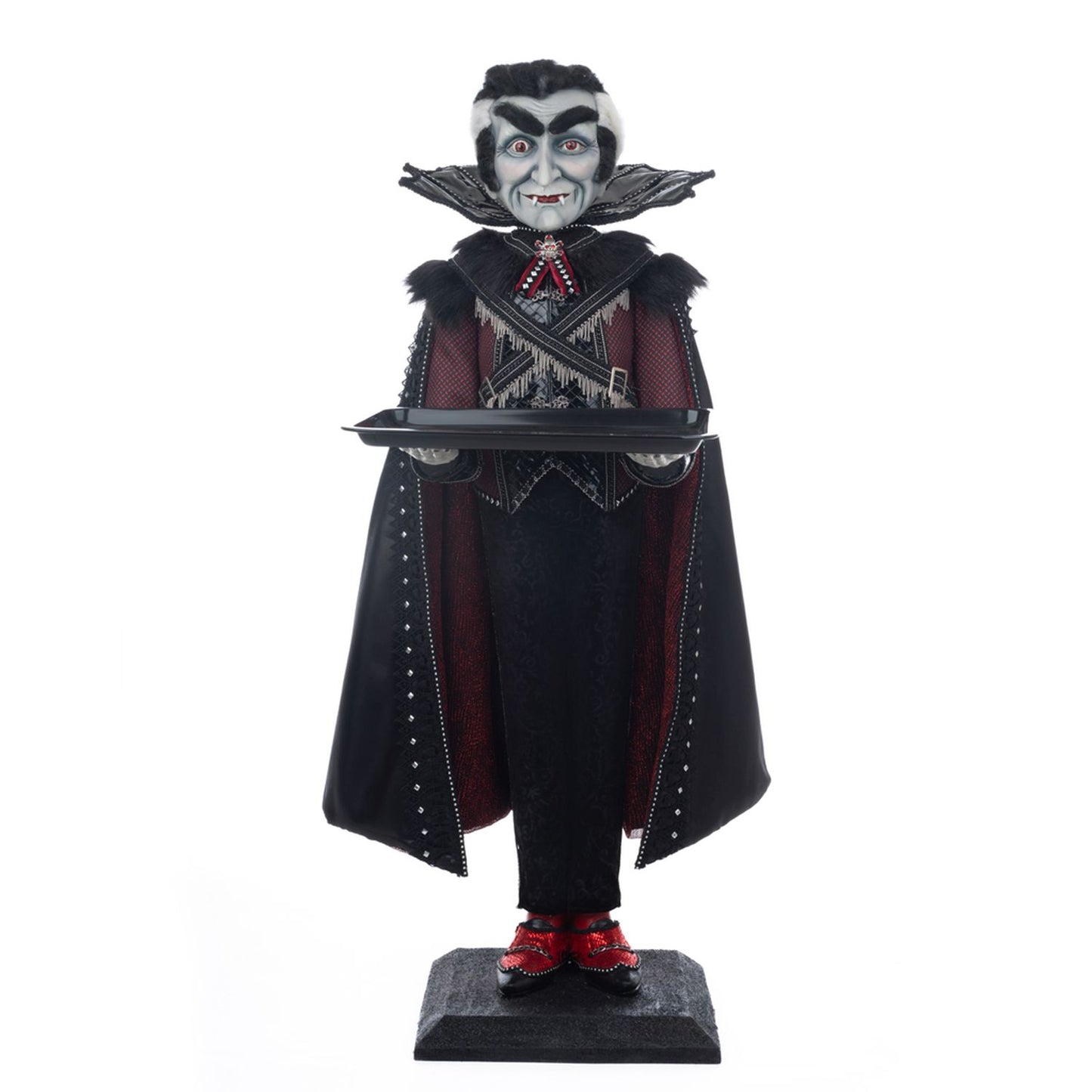 Katherine's Collection Eternal Devotion Count Barry Vonbitten Butler, Red/Black Resin