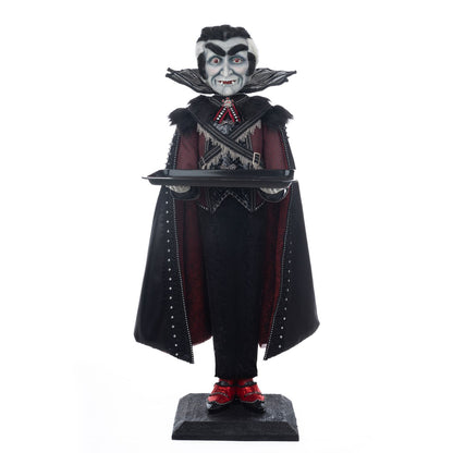 Katherine's Collection Eternal Devotion Count Barry Vonbitten Butler, Red/Black Resin