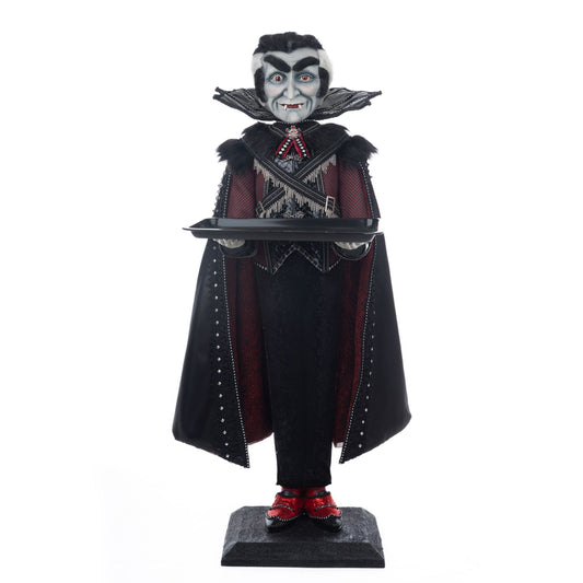 Katherine's Collection Eternal Devotion Count Barry Vonbitten Butler, Red/Black Resin