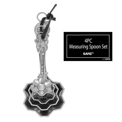 Ganz Measuring Spoons Without Color - Bees (4 Piece Set).