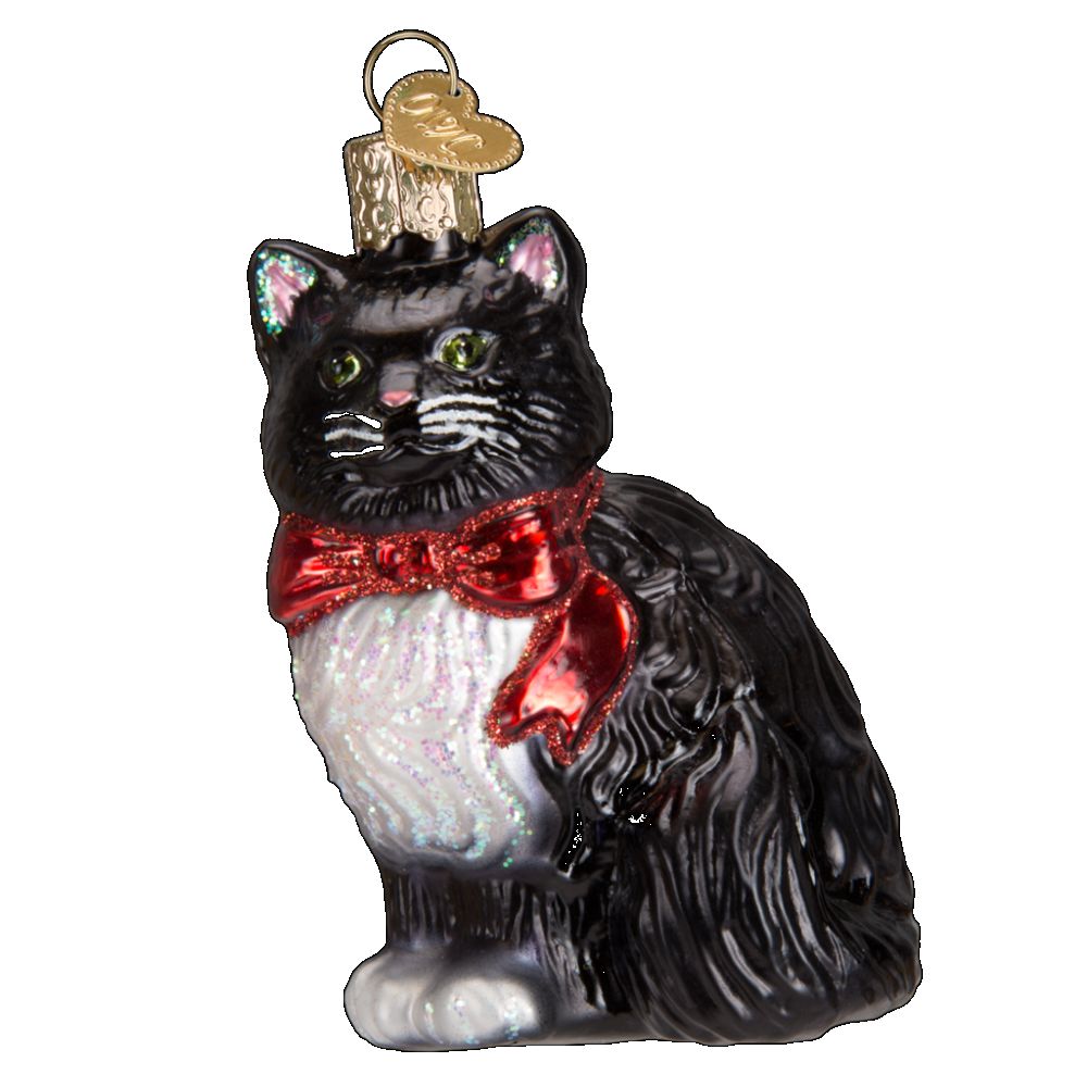 Old World Christmas Tuxedo Kitty Ornament
