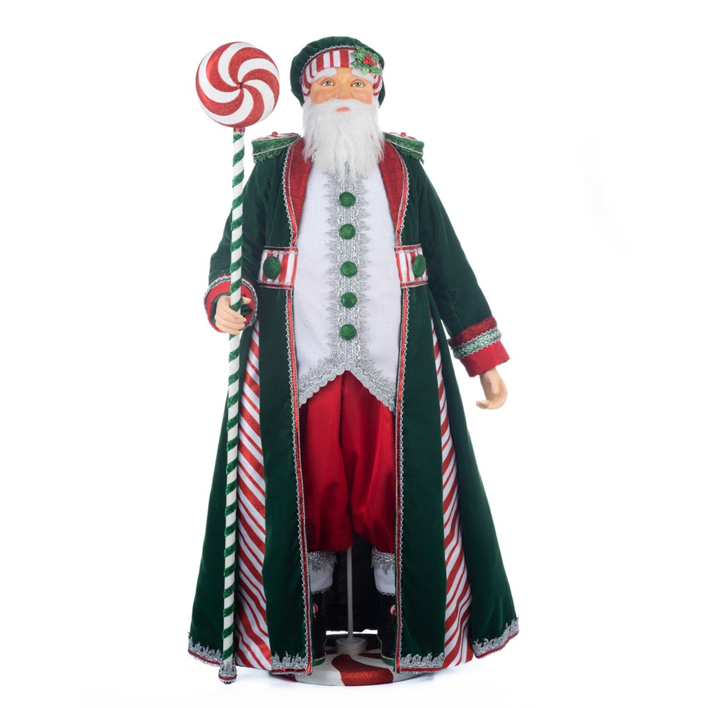 Katherine's Collection 2023 Peppermint Palace 32-Inch Papa Peppermint Doll Green