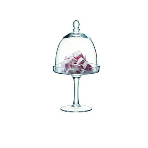 LSA International Serve Stand & Dome, 6 inches/5.5 inches, H11.5 inches, Clear