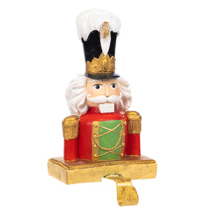 Goodwill Nutcracker Stocking Holder Two-tone Red/Gold 24Cm