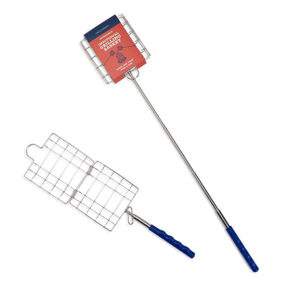 Two's Company Hot Stuff 24-Pieces Extendable Grilling Tool with Pail.