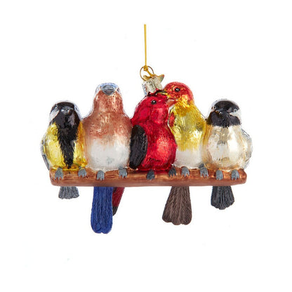 Kurt Adler 5" Noble Gems™ Glass Songbirds Ornament