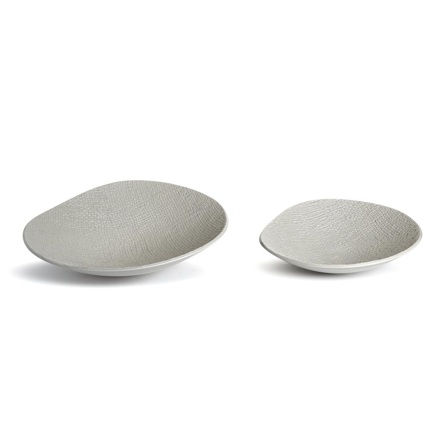 Two's Company S/2 Haiku Collection Wave Bowl In A Shitake Beige Color (Food Safe)